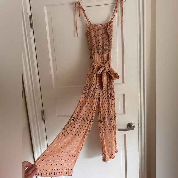 Faithful the brand x Anthropologie jumpsuit with tie waist - Picture 2 of 4